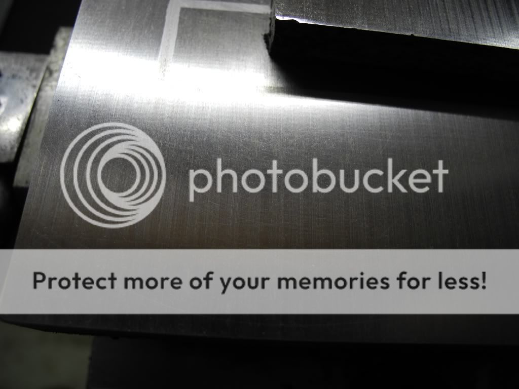 Lines from surface grinding